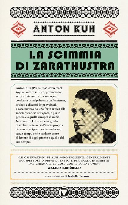 La scimmia di Zarathustra - Anton Kuh - copertina