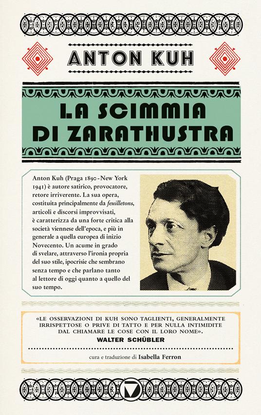 La scimmia di Zarathustra - Anton Kuh - copertina