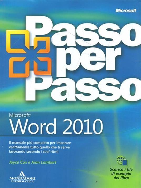 Microsoft Word 2010 - Joyce Cox,Joan Lambert - copertina