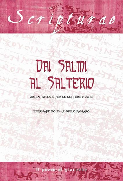 Dai Salmi al Salterio. Orientamenti per le letture nuove - copertina