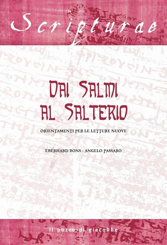 Dai Salmi al Salterio. Orientamenti per le letture nuove - copertina