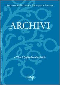 Archivi. Luglio-dicembre 2011 - copertina