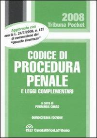 Codice di procedura penale e leggi complementari - copertina