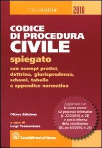 Il codice di procedura civile spiegato con esempi pratici, dottrina, giurisprudenza, schemi, tabelle e appendice normativa - copertina