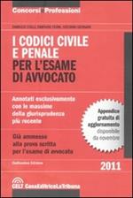 I codici civile e penale per l'esame di avvocato