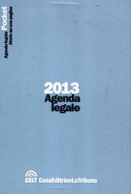 Agenda legale pocket 2013 - copertina