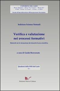 Verifica e valutazioni nei processi formativi - copertina