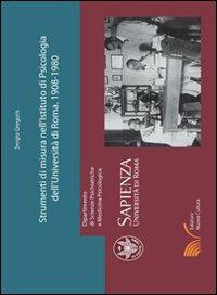 Strumenti di misura nell'Istituto di Psicologia della Università di Roma «La Sapienza» - Sergio Gregoris - copertina