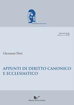 Appunti di diritto canonico ed ecclesiastico