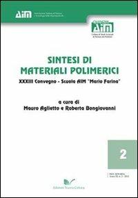 Sintesi di materiali polimerici 33° Convegno. Scuola AIM «Mario Farina» - copertina