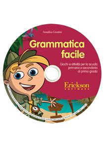 Grammatica facile. Giochi e attività per la scuola primaria e secondaria di primo grado. CD-ROM - Annalisa Giustini - copertina