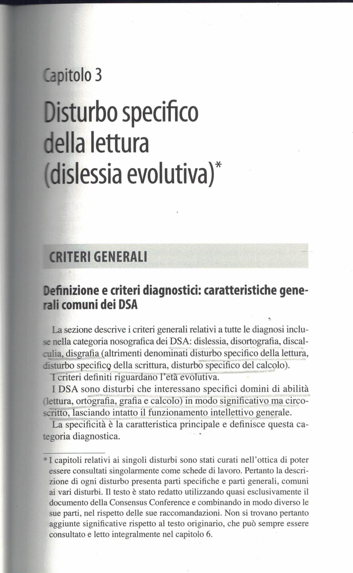 Disturbi evolutivi specifici di apprendimento. Raccomandazioni per la pratica clinica di dislessia, disortografia, disgrafia e discalculia