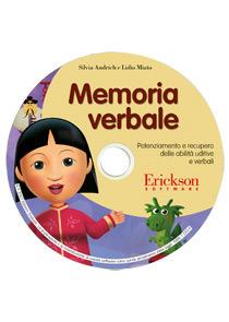 Memoria verbale. Potenziamento e recupero delle abilità mnestiche uditive e verbali. CD-ROM - Silvia Andrich Miato,Lidio Miato - copertina