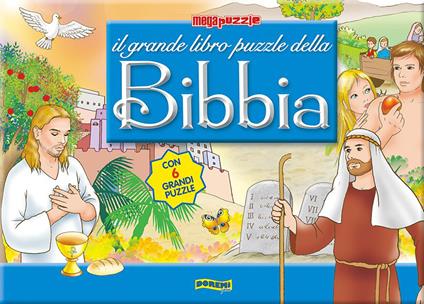 Il grande libro puzzle della Bibbia. Ediz. illustrata. Con 6 puzzle - copertina