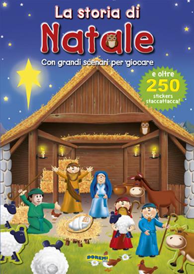 La storia di Natale. Con adesivi - copertina