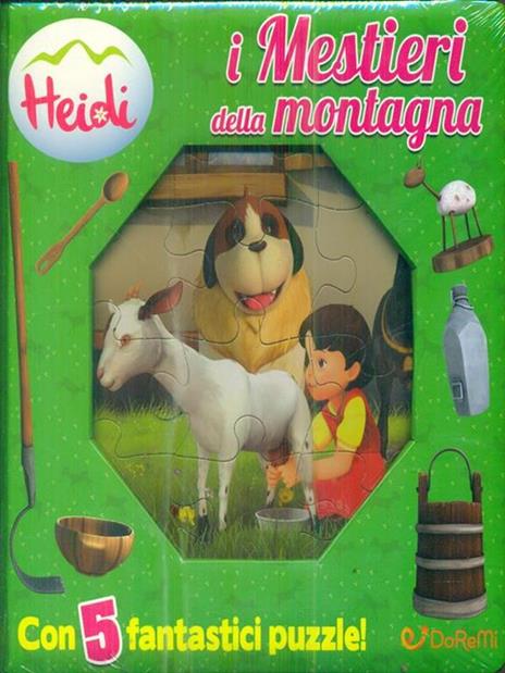 I mestieri della montagna. Heidi. Libro puzzle. Ediz. illustrata - 2