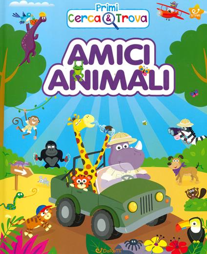 Amici animali. Primi cerca & trova. Ediz. a colori - copertina