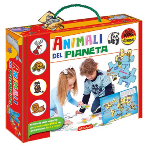 Animali del pianeta. Play books. Ediz. a colori. Con puzzle - copertina