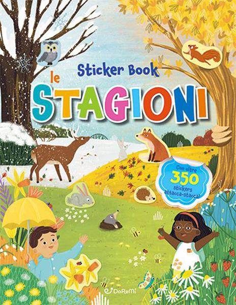 Le stagioni. Sticker book. Ediz. a colori - copertina