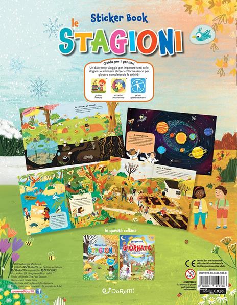 Le stagioni. Sticker book. Ediz. a colori - 4