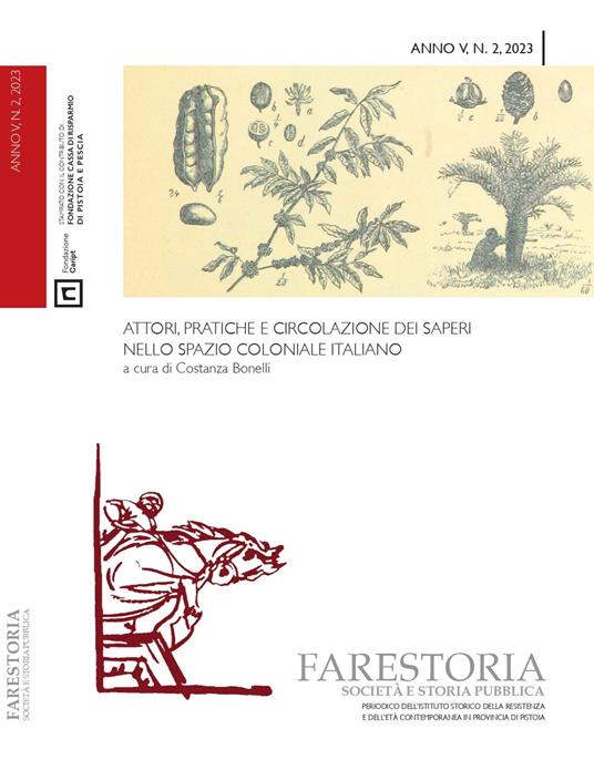 Farestoria. Società e storia pubblica (2023). Vol. 2: Attori, pratiche e circolazione dei saperi nello spazio coloniale italiano - copertina