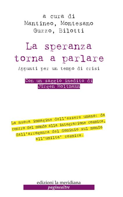 La speranza torna a parlare. Appunti per un tempo di crisi - L. M. Guzzo,A. Mantineo,S. Montesano - ebook