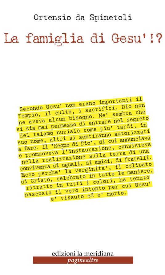 La famiglia di Gesù!? - Ortensio da Spinetoli - ebook