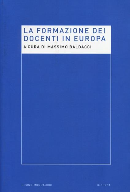 La formazione dei docenti in Europa - copertina