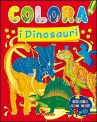 Colora i dinosauri - copertina
