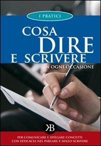 Cosa dire e scrivere in ogni occasione - copertina