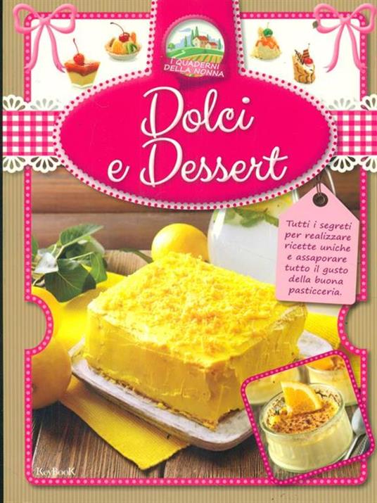 Dolci e dessert - copertina