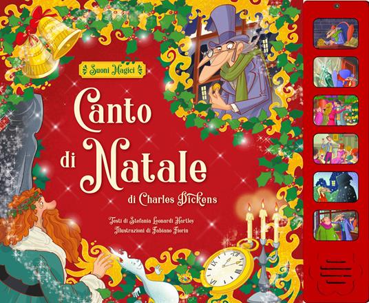 Canto di Natale da Charles Dickens. Ediz. a colori - Stefania Leonardi Hartley - copertina