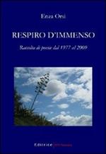 Respiro d'immenso. Raccolta di poesie dal 1977 al 2009