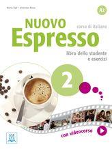 Nuovo espresso. Libro studente e libro esercizi. Con e-book. Vol. 2 - copertina
