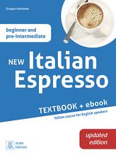 New Italian espresso. Testbook. Beginner and pre-intermediate. Con e-book - copertina