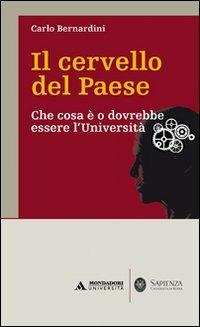 Il cervello del paese. Che cosa è o dovrebbe essere l'Università - Carlo Bernardini - copertina