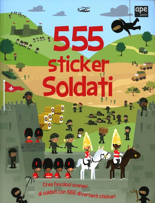 Soldati. 555 sticker. Con adesivi. Ediz. illustrata - Susan Mayes - 3