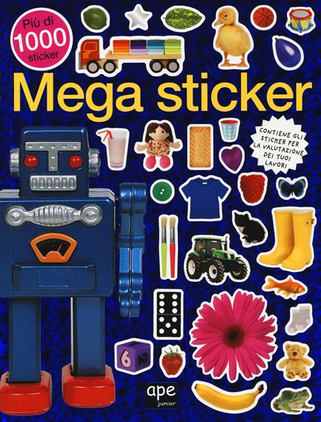 Mega sticker. Più di 1000 sticker. Ediz. illustrata - copertina