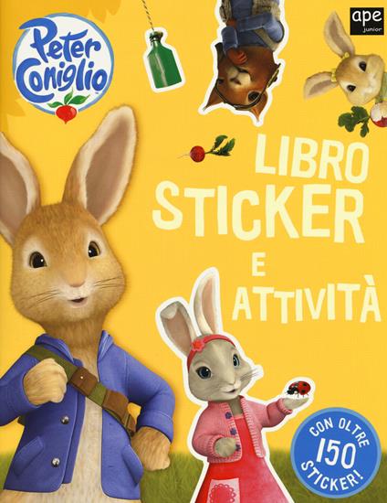 Attività. Peter Coniglio. Con adesivi. Ediz. illustrata - copertina