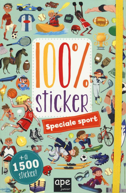 Speciale sport. 100% sticker. Con adesivi. Ediz. illustrata - copertina