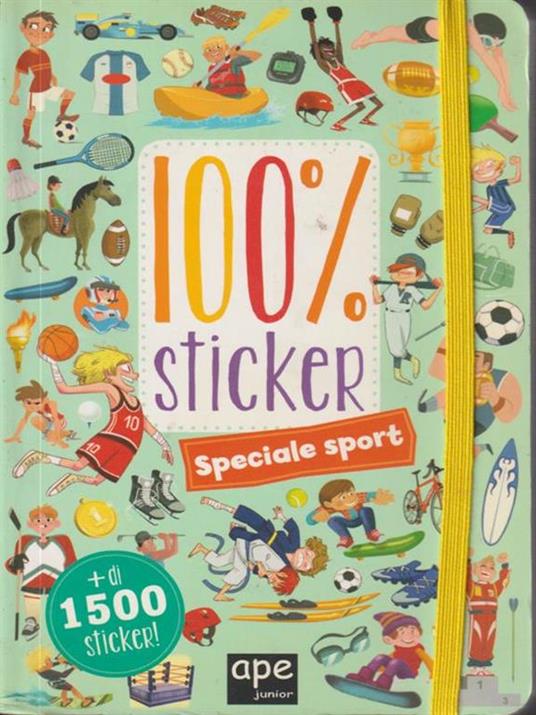 Speciale sport. 100% sticker. Con adesivi. Ediz. illustrata - copertina