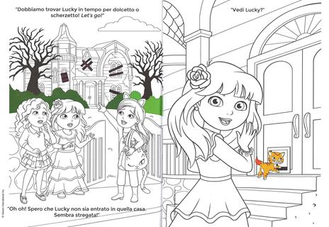 Una notte da paura. Dora and Friends. Con adesivi. Ediz. illustrata - 3