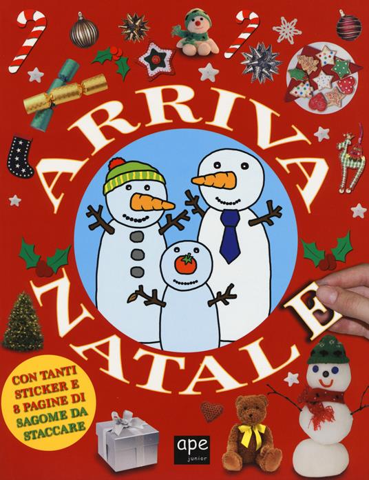 Arriva Natale. Con adesivi. Ediz. illustrata - copertina