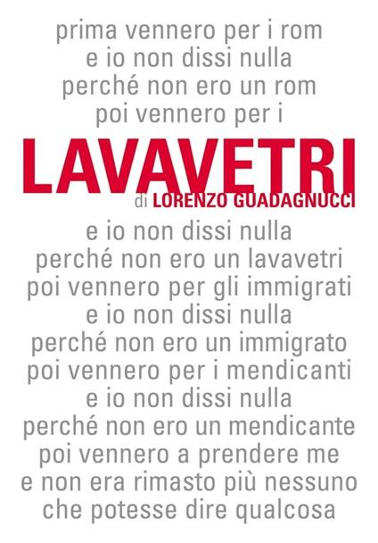 Lavavetri. Il prossimo sono io - Lorenzo Guadagnucci - copertina