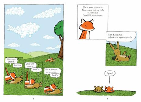 Una nuvola a forma di amico. Fox e Rabbit si divertono un mondo - Beth Ferry - 3