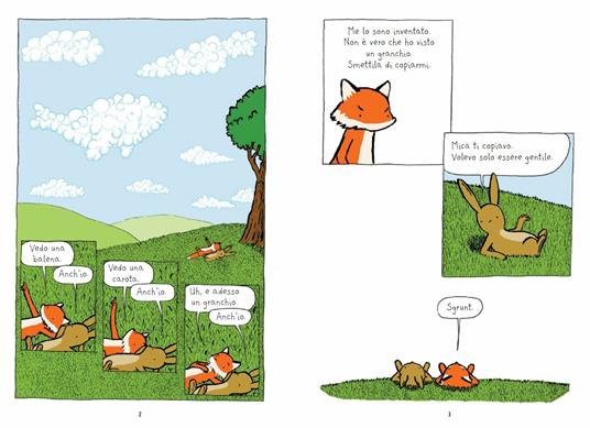 Una nuvola a forma di amico. Fox e Rabbit si divertono un mondo - Beth Ferry - 3