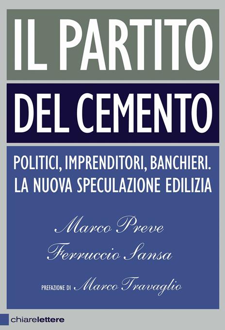 Il partito del cemento - Ferruccio Sansa,Marco Preve - copertina
