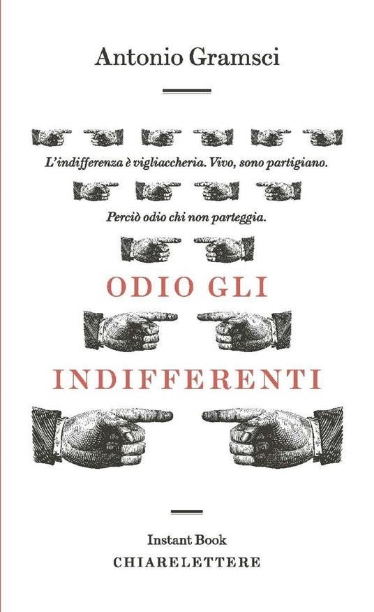 Odio gli indifferenti - Antonio Gramsci - copertina