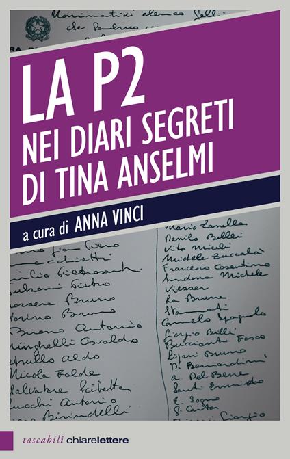 La P2 nei diari segreti di Tina Anselmi - Anna Vinci - ebook
