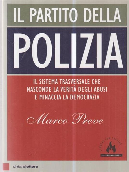 Il partito della polizia - Marco Preve - copertina